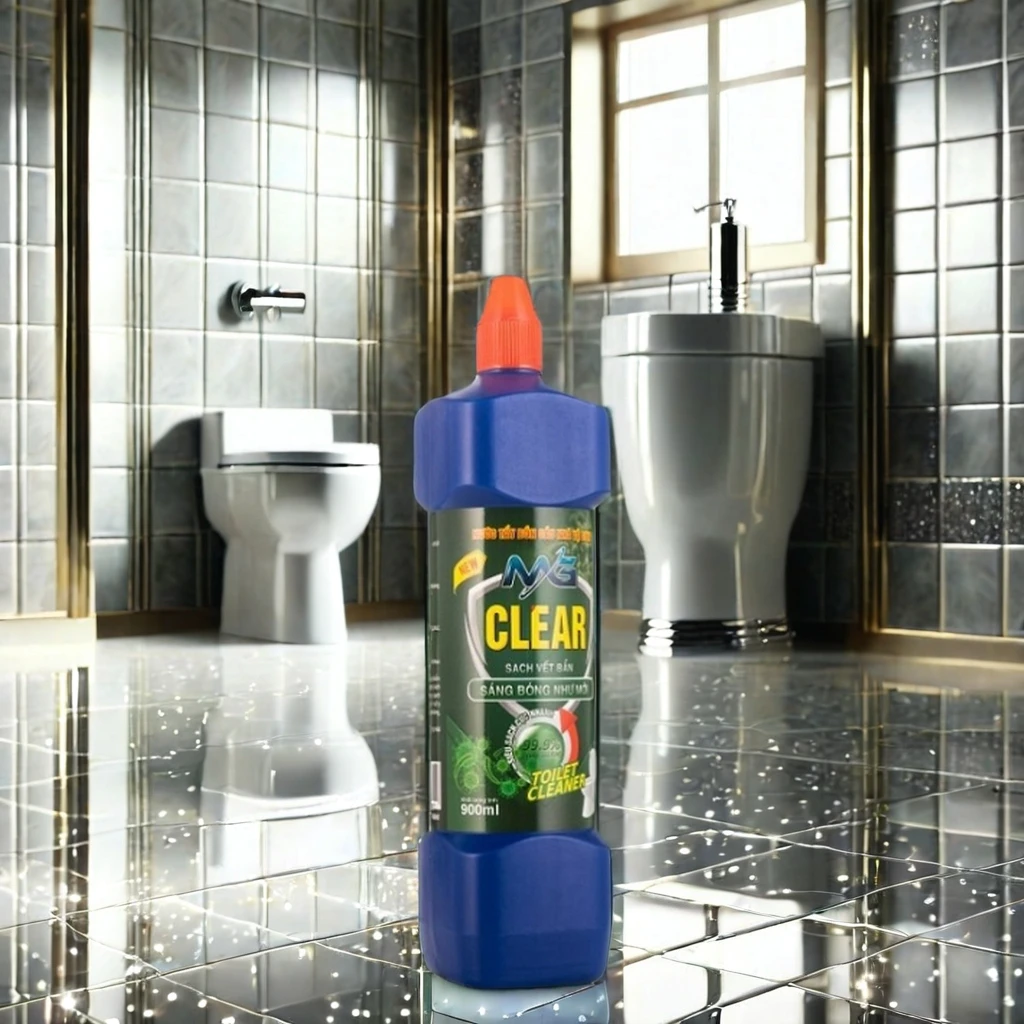 New generation custom bottled toilet cleaner does not cause bad odors Blue soap bubbles clean the toilet very quickly