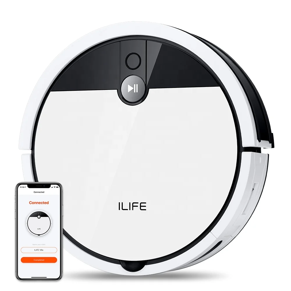ILIFE V9e 4000Pa Max Suction Wi-Fi Connected Works With Alexa 700ml Large Dustbin Vacuum Cleaner Robot