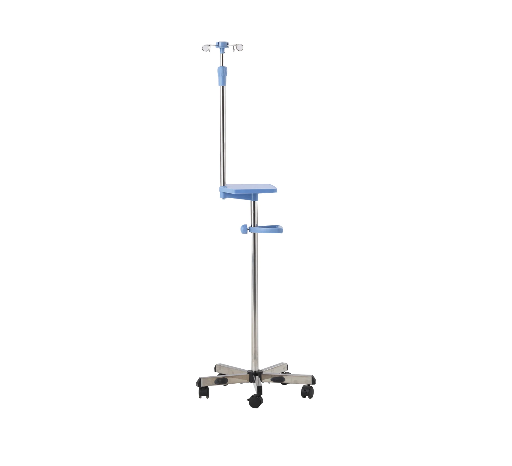 High Quality Stainless Steel Medical Mobile Infusion I.V. Pole Stand With Factory Price