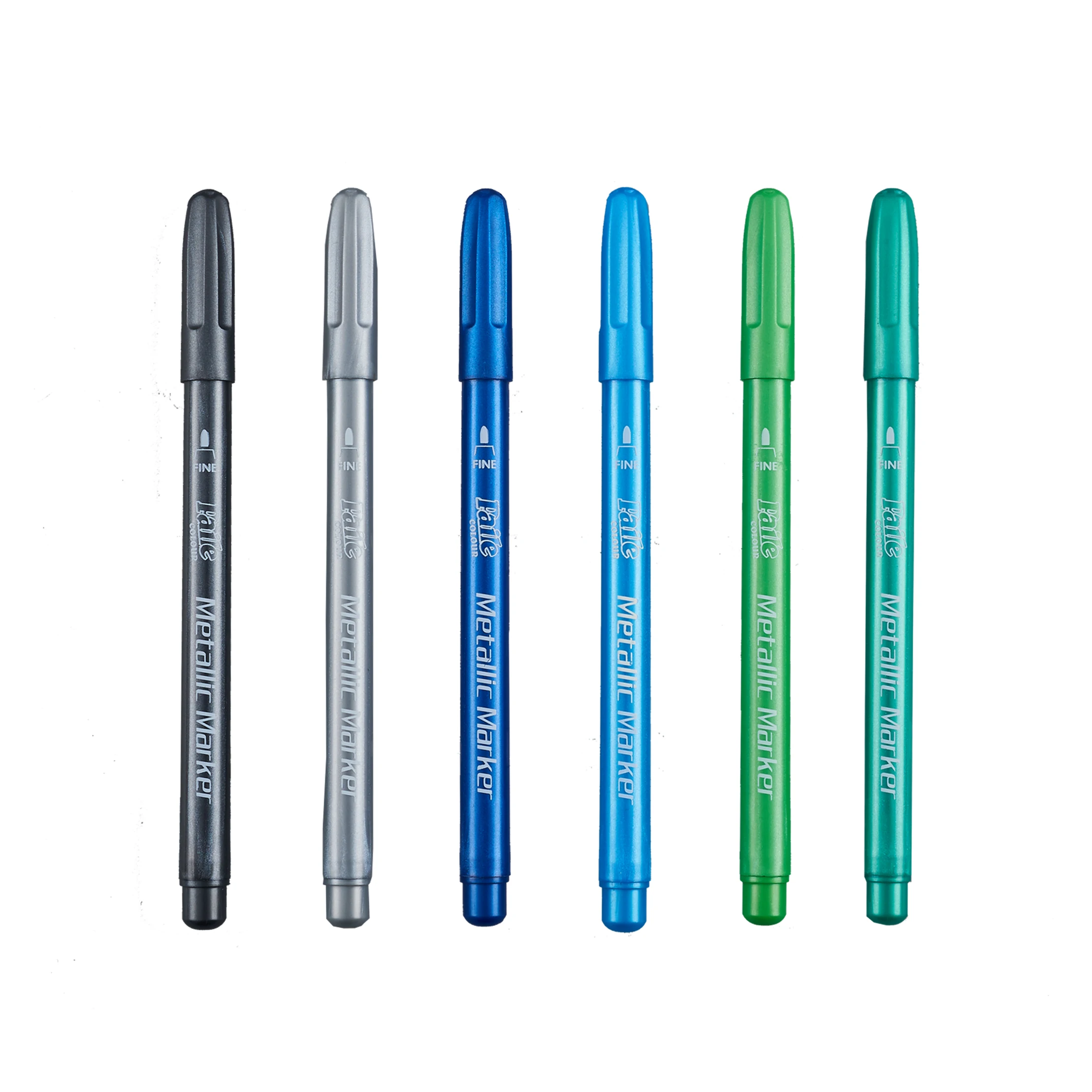 Customized Assorted Colors Metallic Marker Pens Set Glitter Marker for Black Paper, Glass, Rock Painting