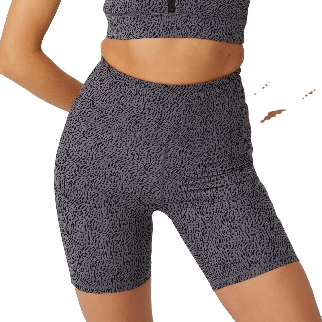 Women Yoga Sports Short Pants Elastic Waist Summer Beach Hot Pants Shorts.