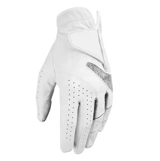 Design Your Own Logo Soft Full Color Cabretta Leather Breathable Golf Glove Sports Customized Golf Gloves Wholesale