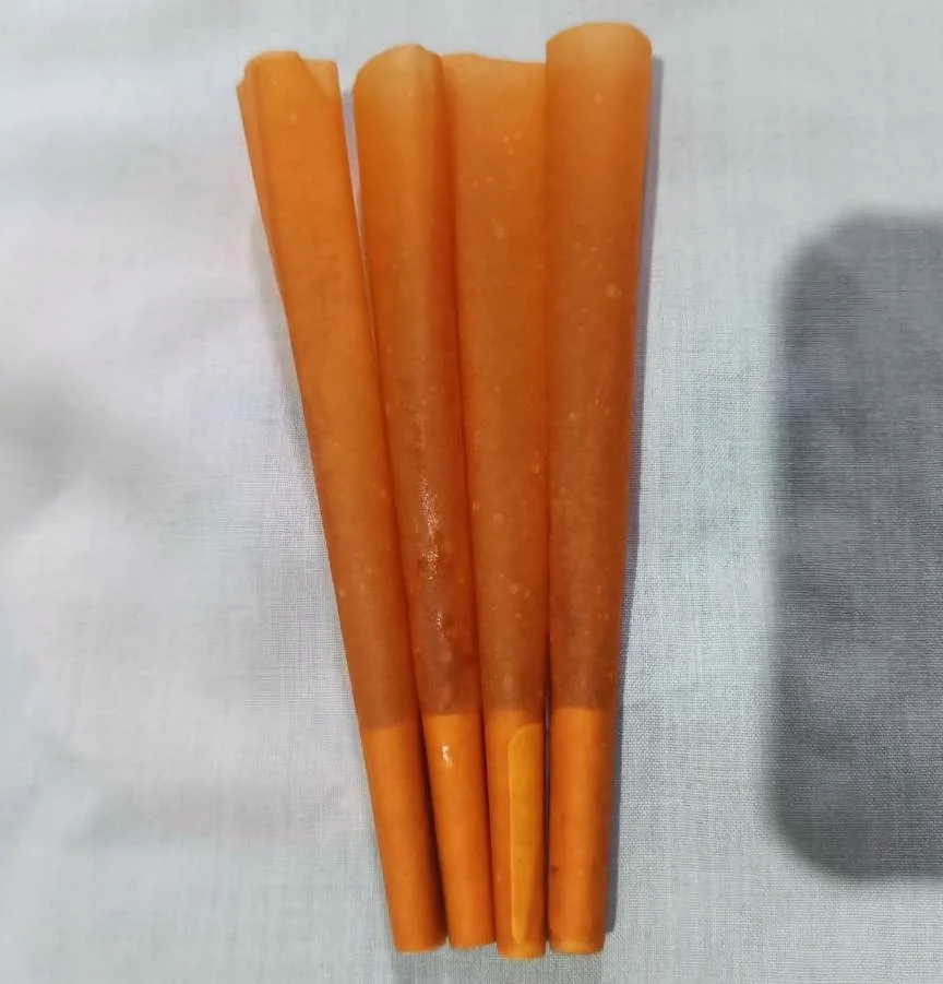 Ultra sustainable ultra-thin paper 100% natural fibers 1- 1/4 and king size slow-burning Paper Goji berry Blue berry Banana Pine