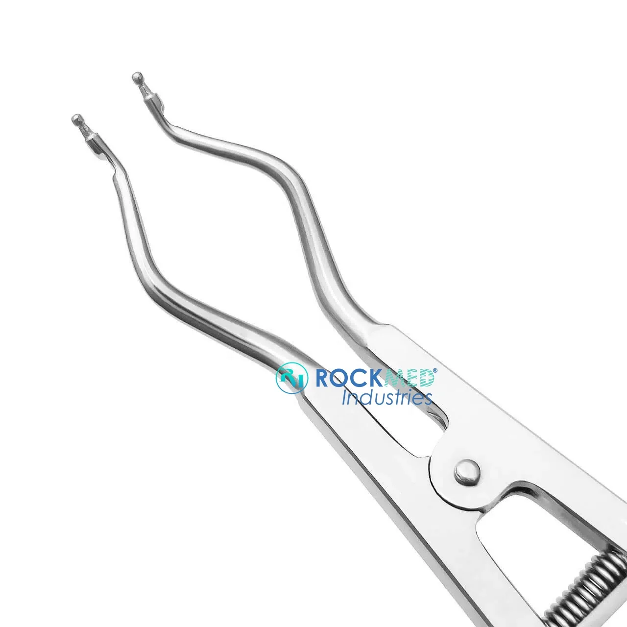 Professional Dental Rubber Dam Brewer Type Rubber Dam Forceps CE ROCKMED Industries
