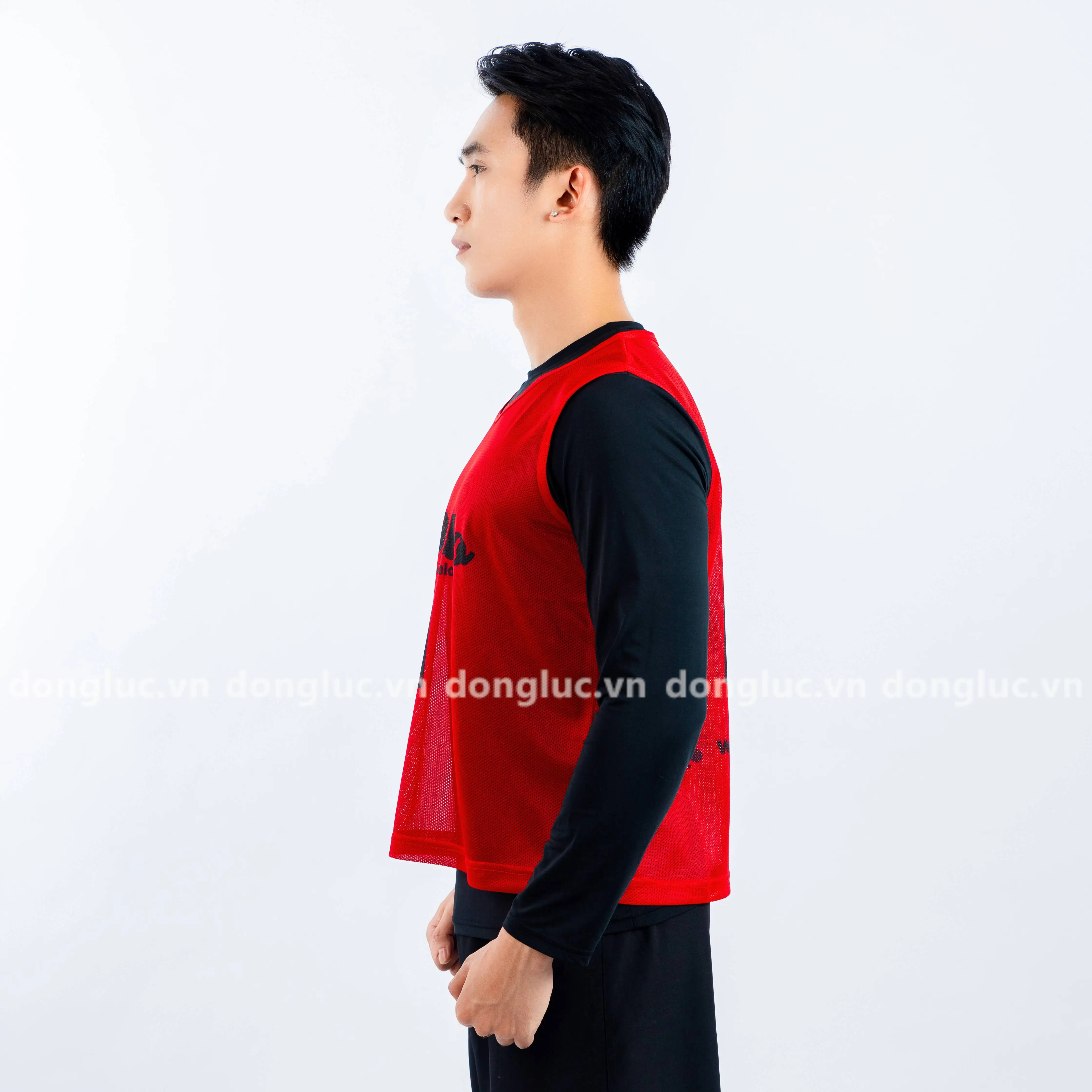 Bibs Customize logo printing Made in Vietnam big manufacturer 100% polyester Mesh fabric