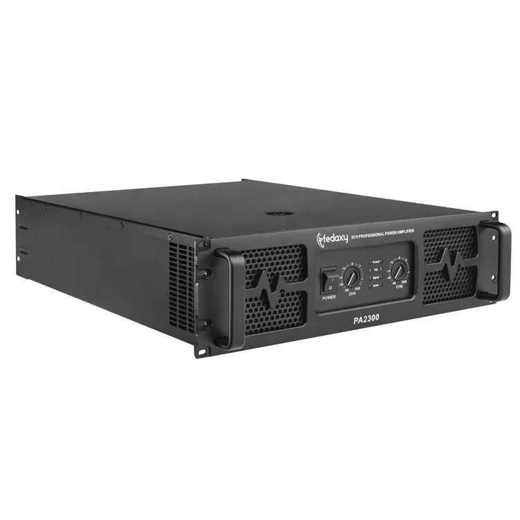 sound standard ca 20 power amplifier 2channel 2300watts 3U mixer professional sound amplifier audio