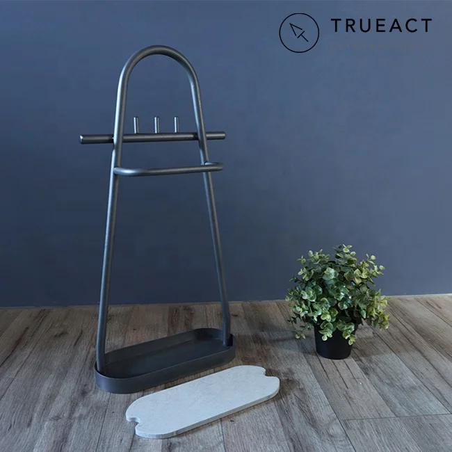 Металлические комнатные подставки для зонтиков для дома | Сделано в Тайване | Диатомит земля | Поглощение воды | Диатомит