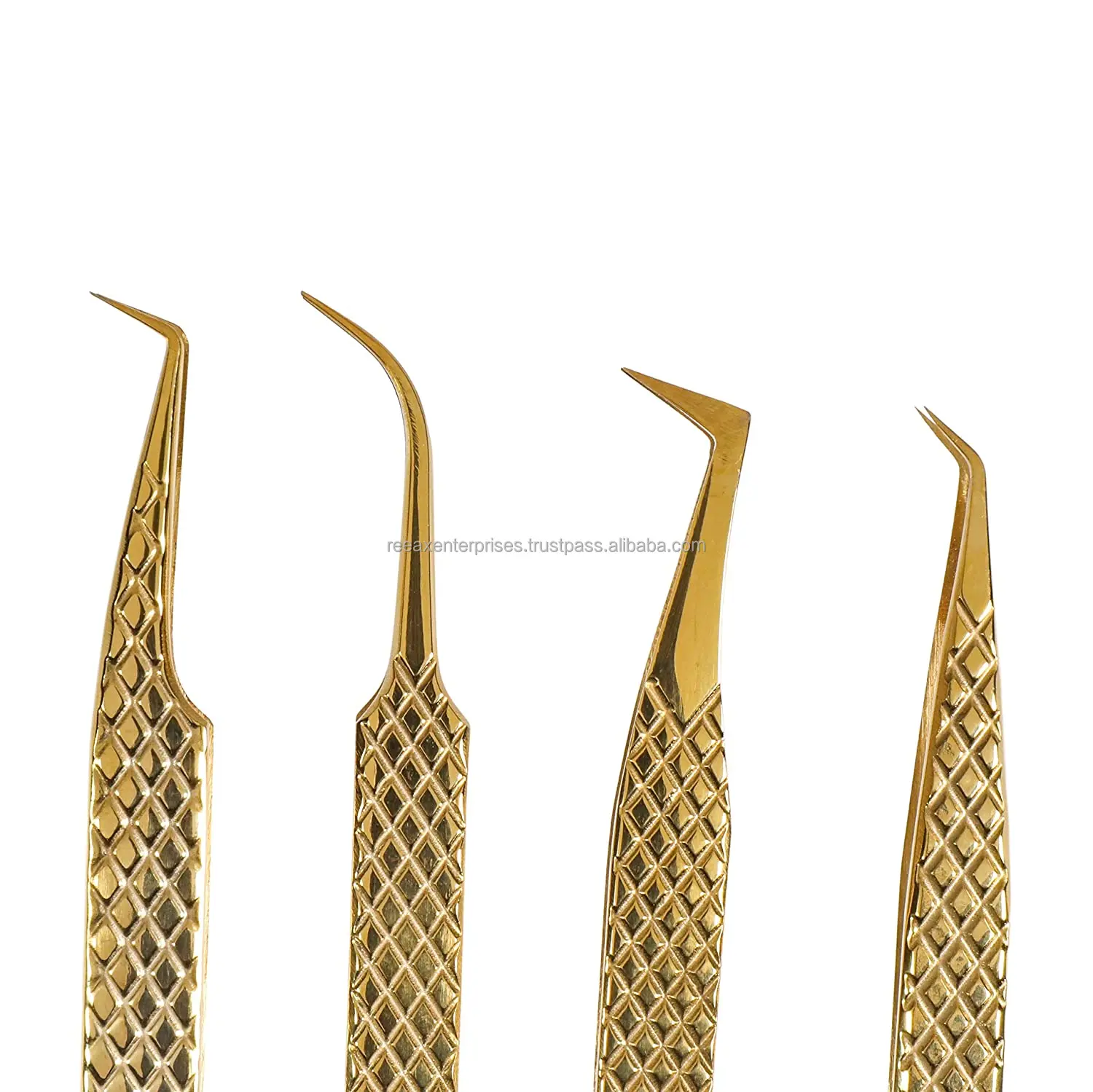 Красивые пинцеты для ресниц золотого цвета Пинцет Лучшая цена клиентов