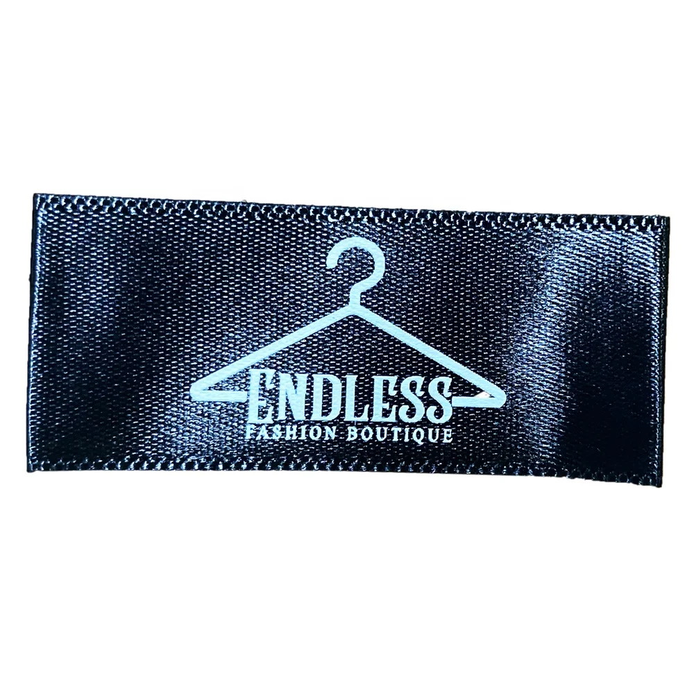 Этикетки для одежды нового дизайна тканые этикетки с красным фоном