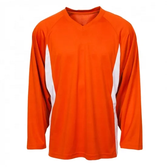  Большие размеры хоккейная Джерси с длинным рукавом рубашки для хоккея шайбой рекомендуемый дизайн оптовая продажа