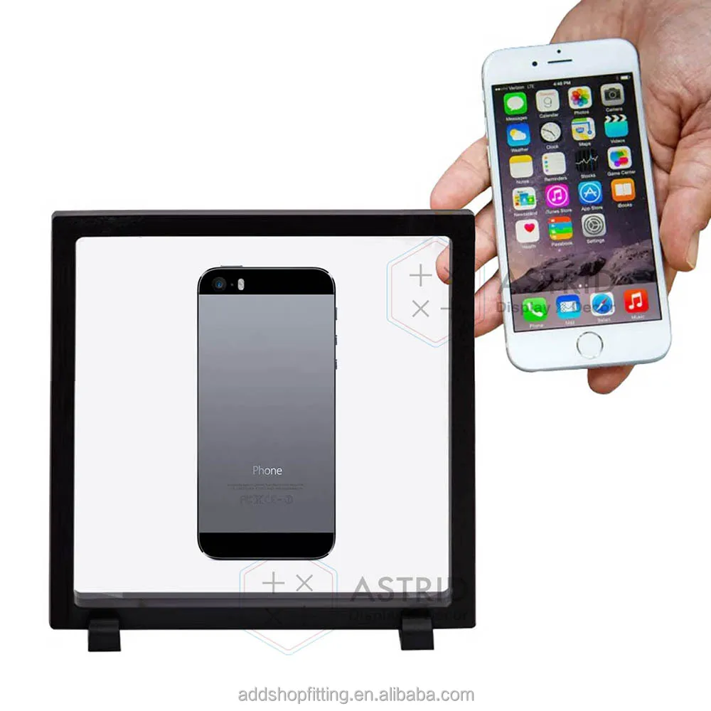 Custom logo PE film transparent collection souvenir smart phone display box