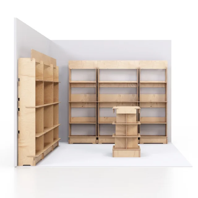 Portable Exhibition Stand Customized Design Easy Assembly Wooden Exhibition Display for Trade Show