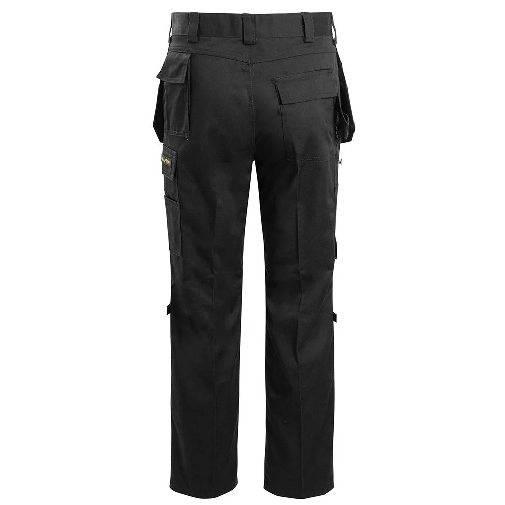 Painters Work Trousers Codura Pockets And Zippers, Durable Cargo Work Pants Contrast Cordura work trousers