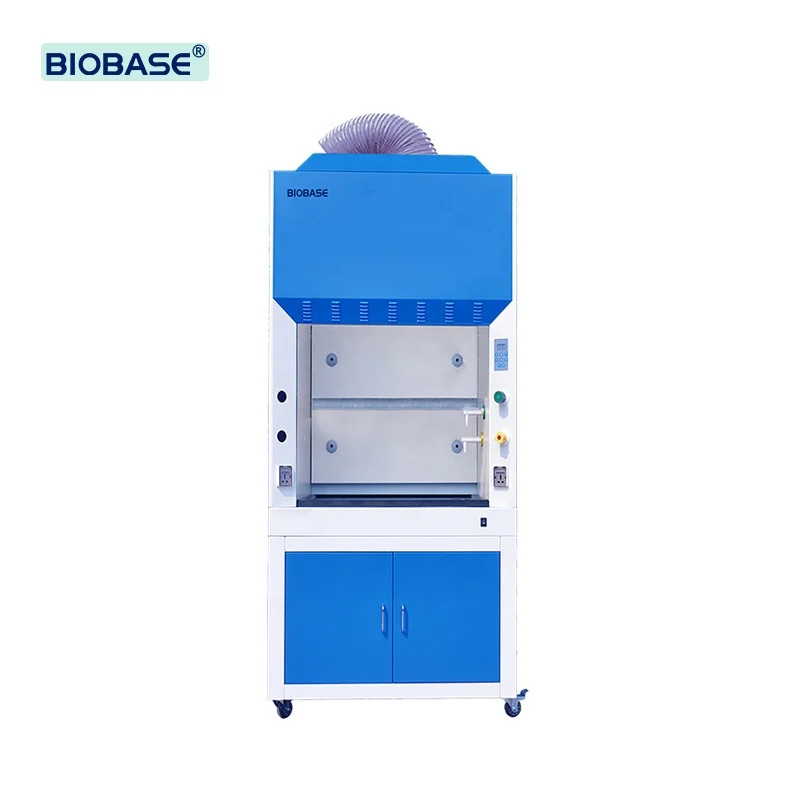 BIOBASE FH(A) Series Air Flow Sensor Ducted Fume Hood 3. Adjustable 9 levels air speed laminar flow desktop fume hood
