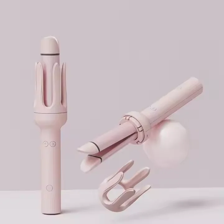 New Multi Styler Rotating Curling Wand Tourmaline Hair Curler Wand Automatic 2 in 1 Hot Air Hair Curler Curling Iron