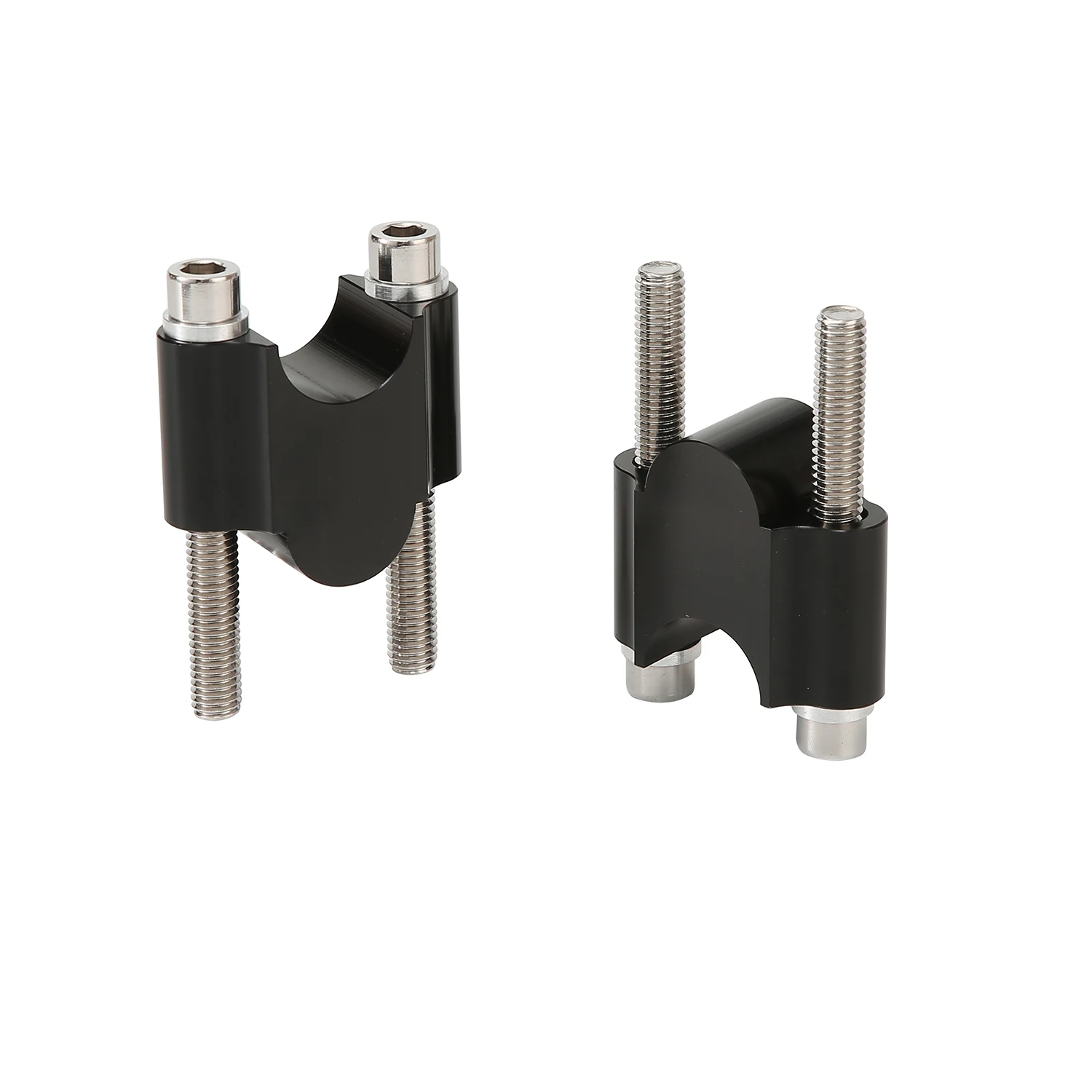 CNC Aluminum 22mm Universal Motorcycle Handlebar Clamp Mount Riser Handlebar Clamp Kit