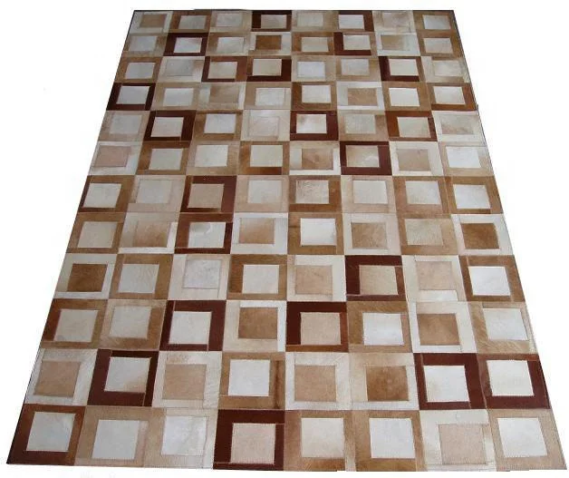 Gorgeous Design Cowhide Rugs Carpet Living Room Floor Decoration Carpets Unique Design Handcrafted Rug