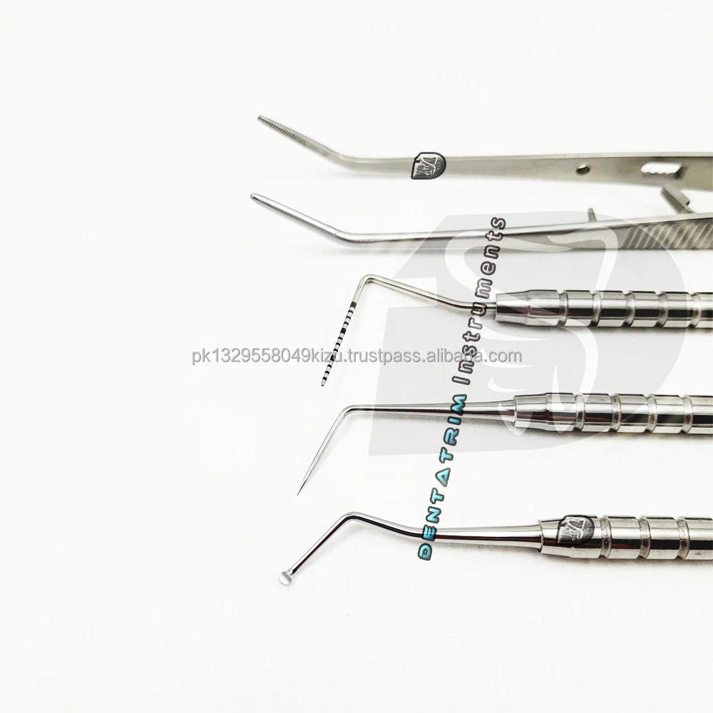 Набор стоматологических базовых эндодонтических инструментов стоматологический зонд Explorer пинцет зеркальная ручка CE PK пользовательские стоматологические эндонтические инструменты