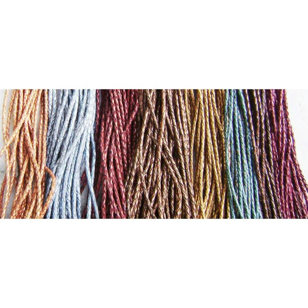 4mm Braided Bolo Leather Cords Genuine Leather