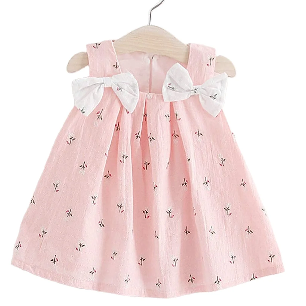 New fashion casual kids frock 100% cotton Wholesale Girls Children Suitable Cotton Frock Designs from bangladesh