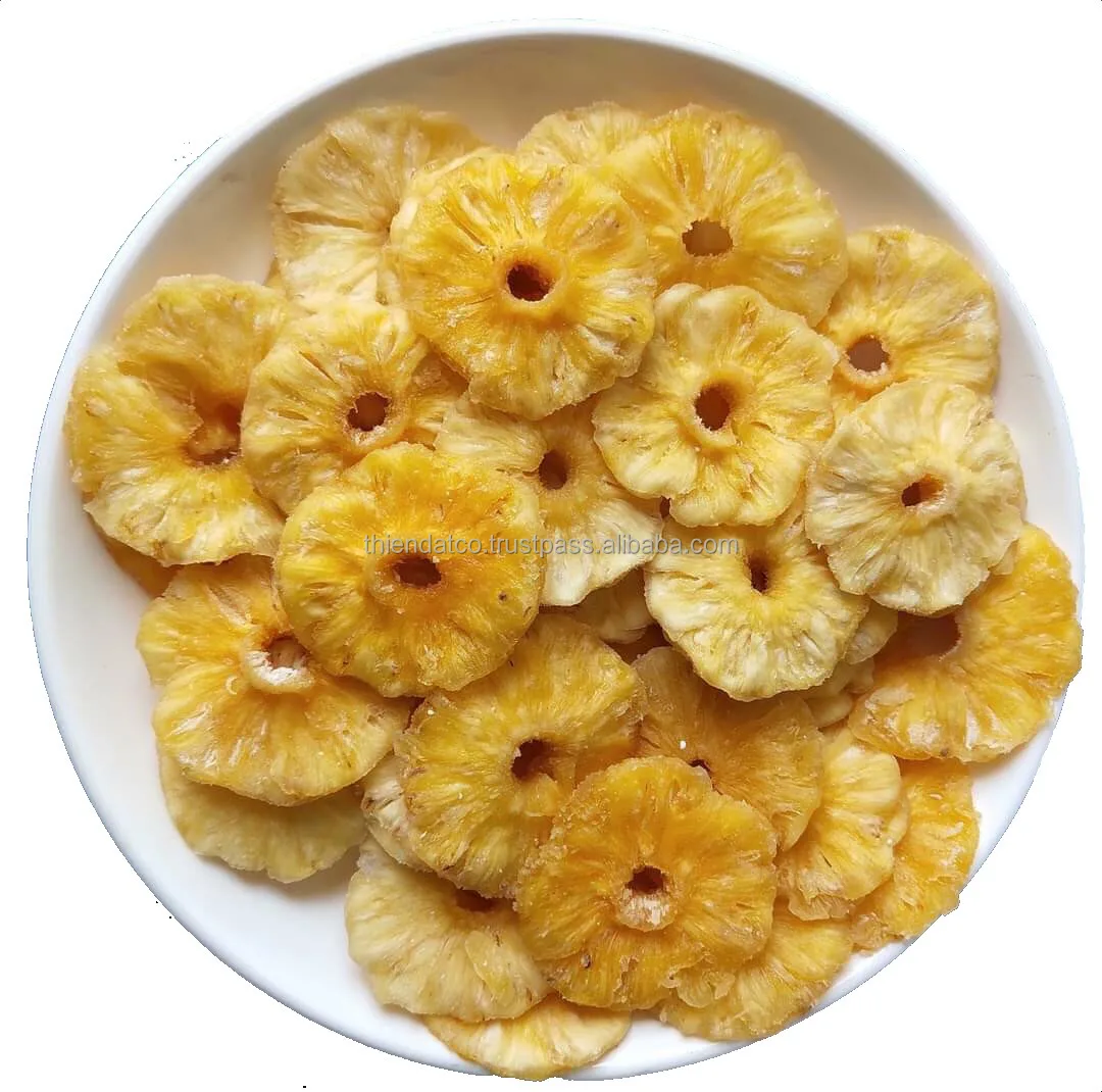 Высококачественный Сушеный ананас | Вьетнамские сухофрукты