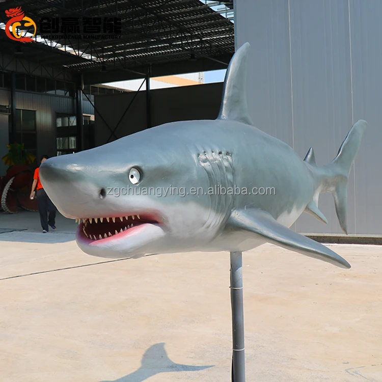 L=1.5m Customize Size Sea Animal Model Animatronic Shark Realistic Fish
