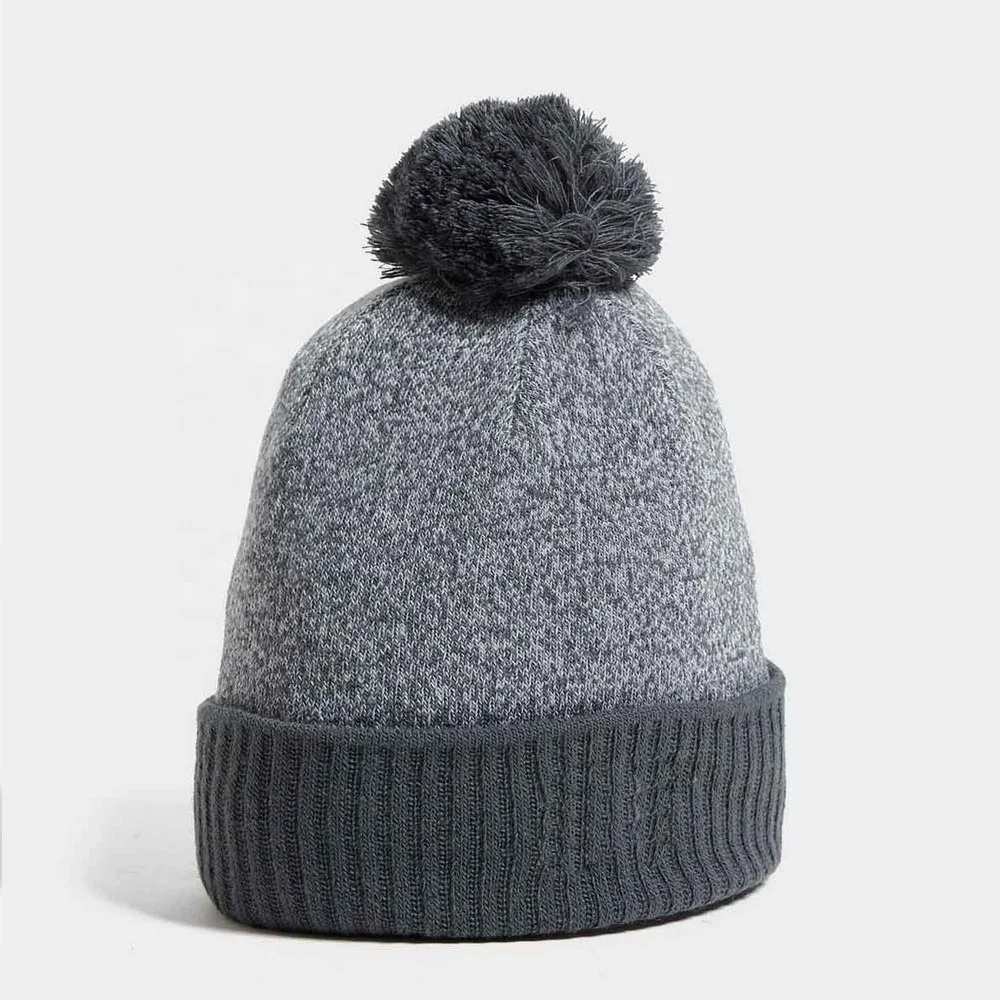 High Quality Winter Plain Dyed Custom Beanie Hat 100% Acrylic Warm Knitted Beanie Custom Logo Bucket Ski Mask Winter Hats