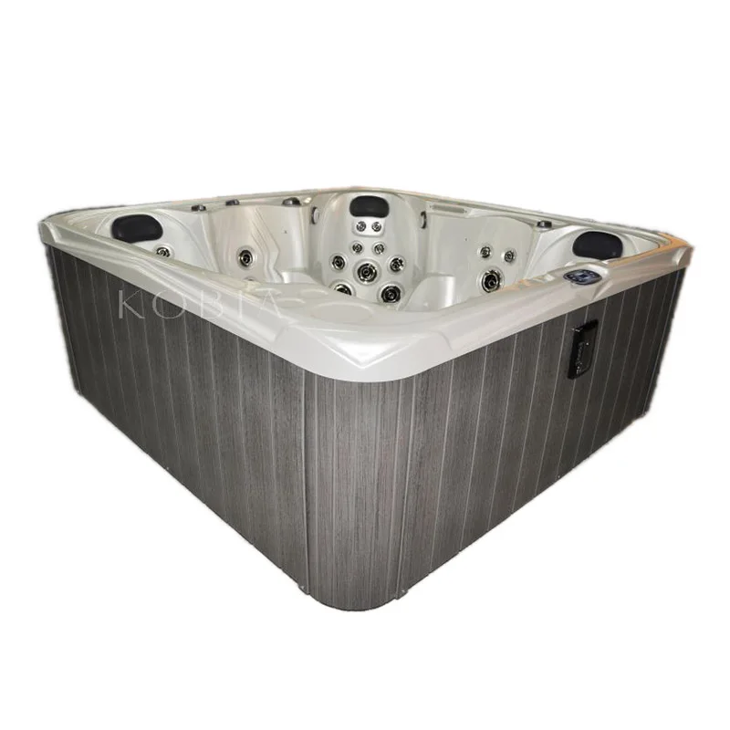 Bathtubs & Whirlpools Factory Air Jet Massage Outdoor Spa Pool 5 People Free Standing Spa Bathtub Villa Whirlpool Bathtub