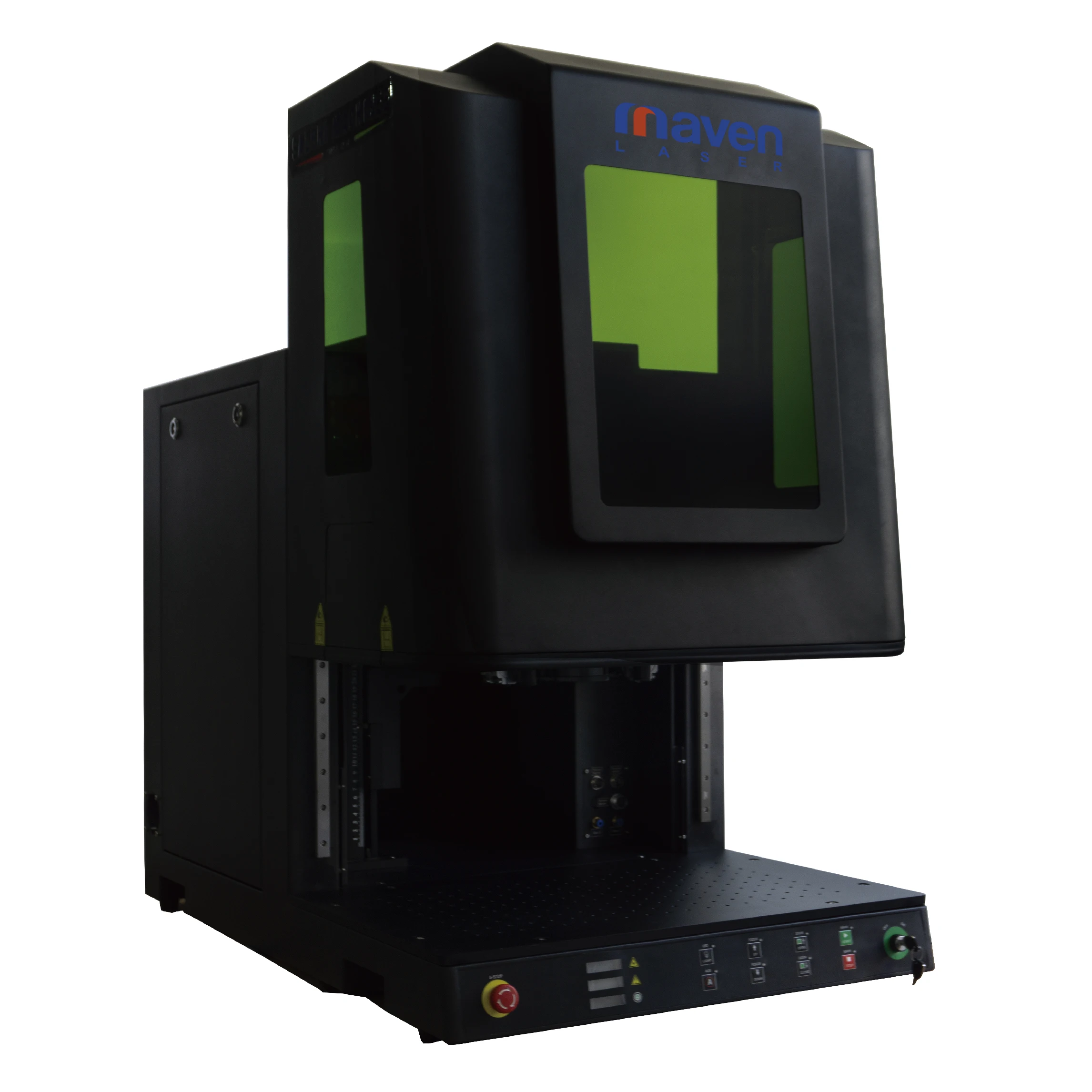 Desktop 200w Enclosed Type Electrical Door Laser Engraving Cutting Machine for Gold Silver Metals with Laser protection Glass