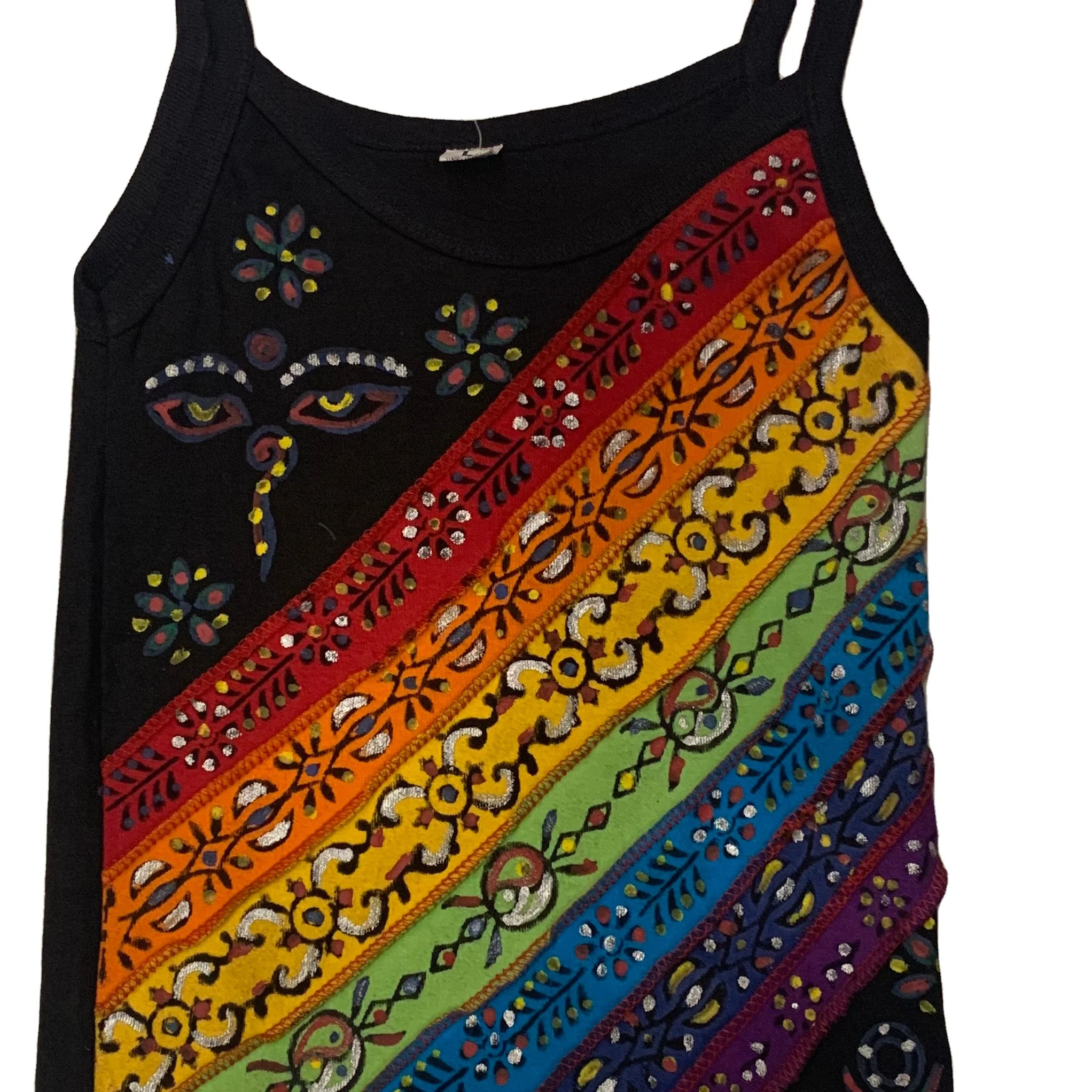 Мужская 100% хлопковая майка размеры XL дышащая повседневная трикотажная с вышивкой в уличном стиле без рукавов 3D-узором