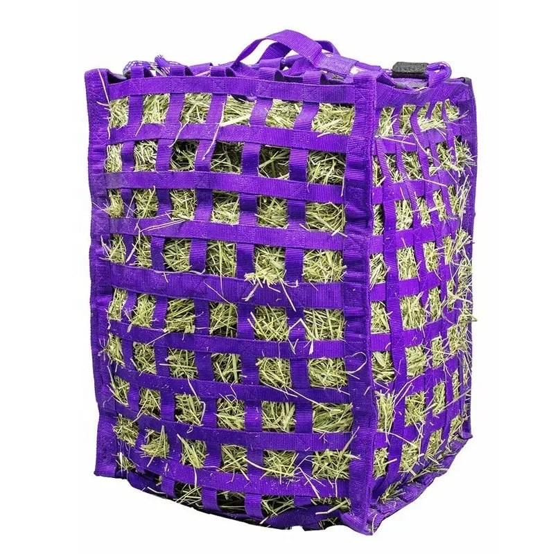 High Quality Cheap Slow Feed Horse Hay Bag Horse Feed Bag with Custom logo