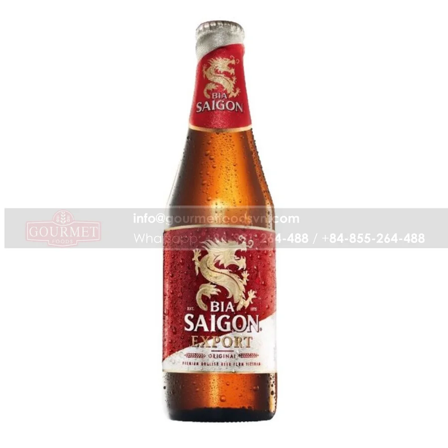 Traditional Saigon Export Beer 330ml Energy Drink Produced by Traditional Fermentation Method