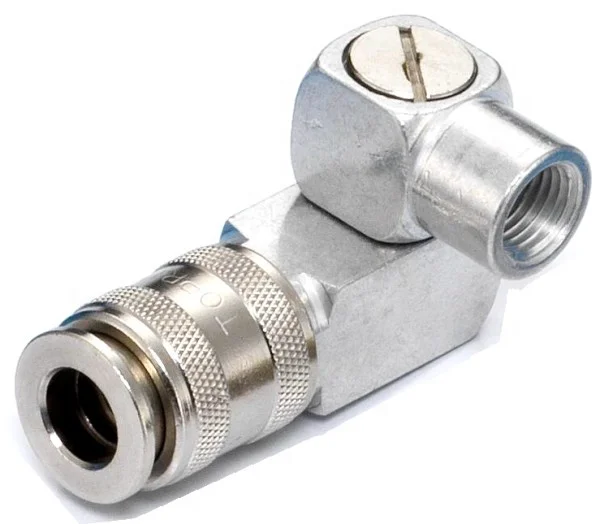 Aluminum Swivel Rotary Quick Coupler Air Line Fitting
