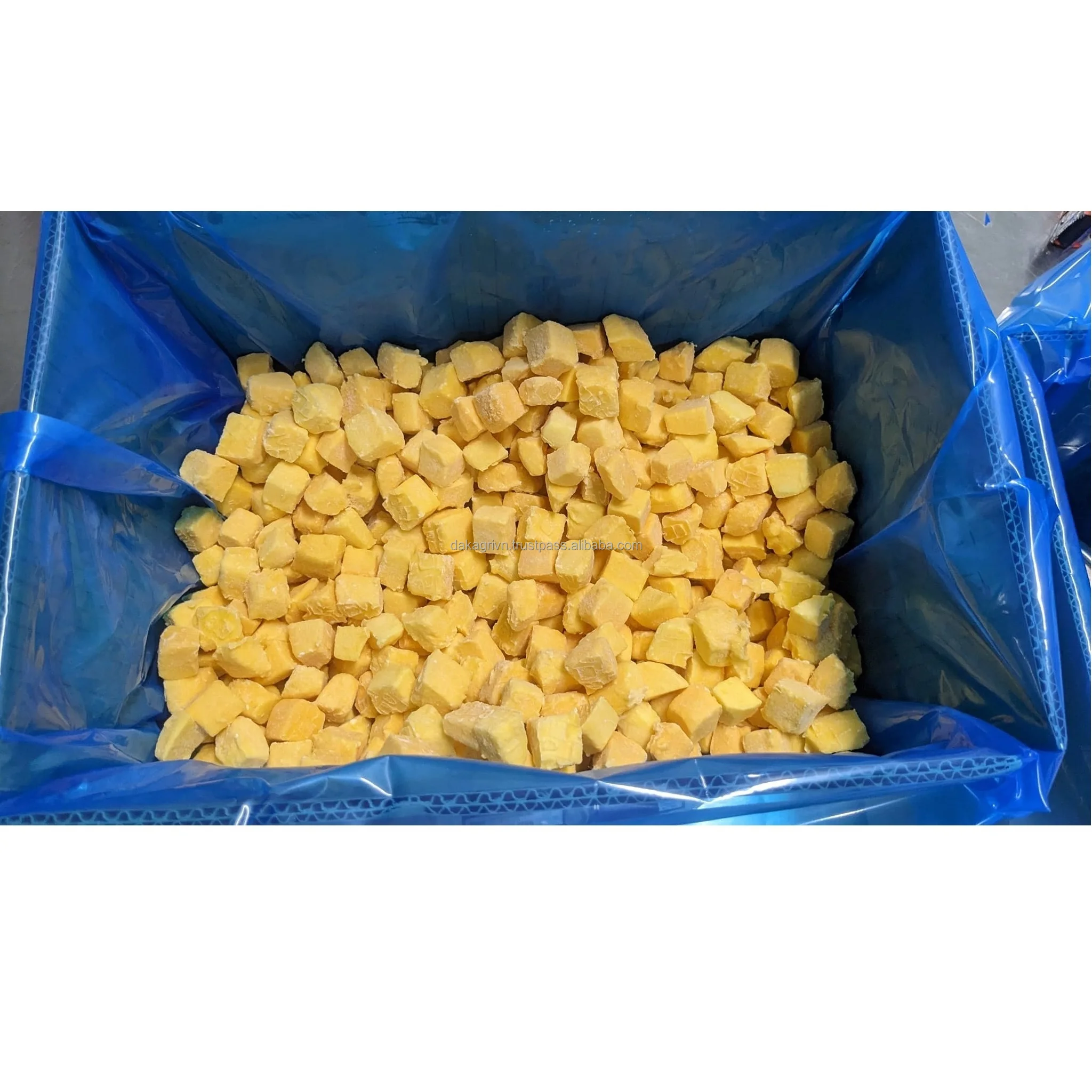 Прямая продажа замороженные кусочки манго круглый год Натуральные Сладкие целые вакуумные кубики едят непосредственно IQF фрукты