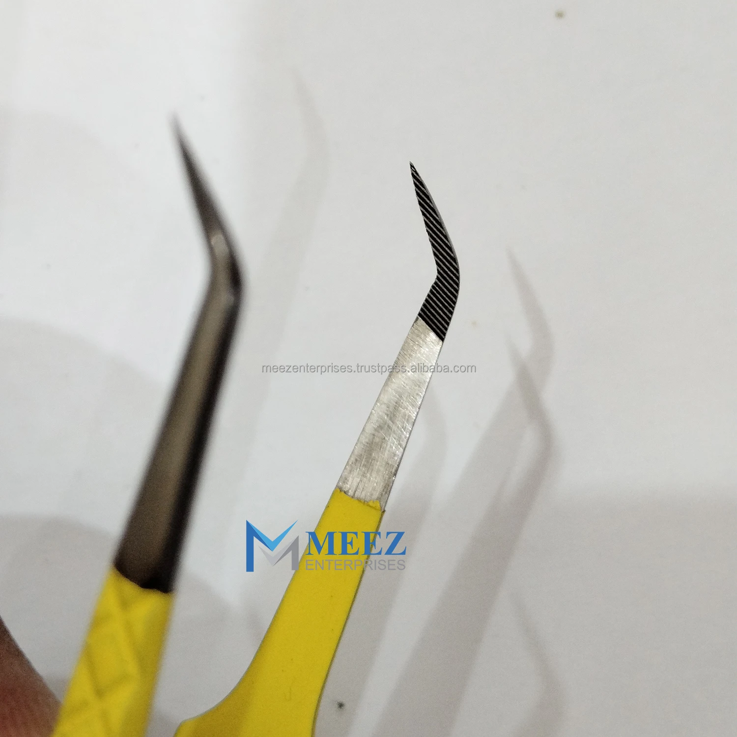 New Fiber Tip Eyelash Extension Tweezer Eyelash Applicator OEM Customized Stainless Steel Top Quality Fiber Tip Tweezer