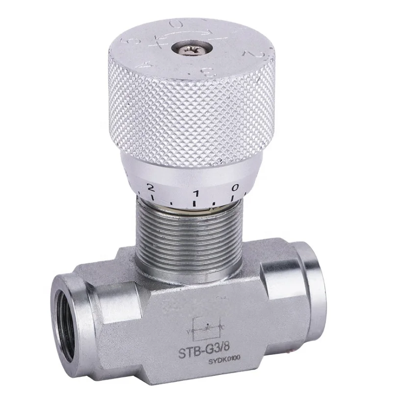 hydraulic valve  STB BI-DIRECTIONAL FLOW RESTRICTOR for machinery