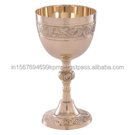 Premium Style Royal Chalice For Jerusalem Church Supply Precious Celebration Drinking Luxury Grapewine Cheers Chalice With Logo
