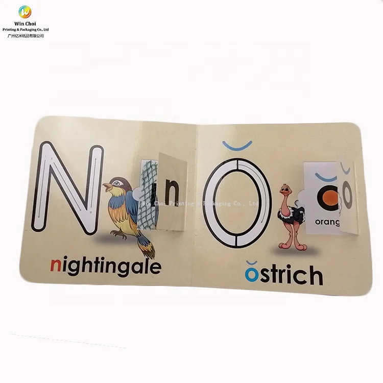 China Wholesale Gold Plated Indestructible Flip Book Set 2 Years Old