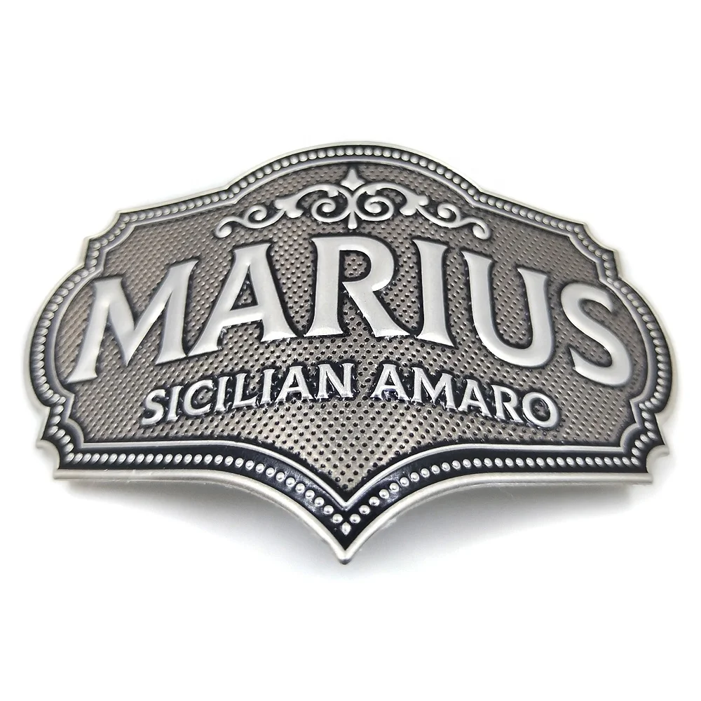 GH-Printing Aluminum Tin Metal Label for Wine Glass Bottle