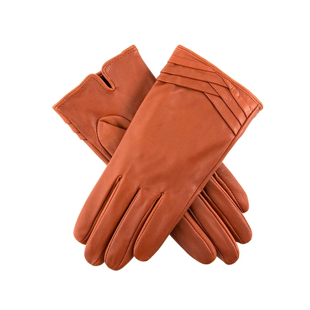 Высококачественные мягкие перчатки из оленьей кожи для вождения с закрытыми пальцами мужчин и женщин