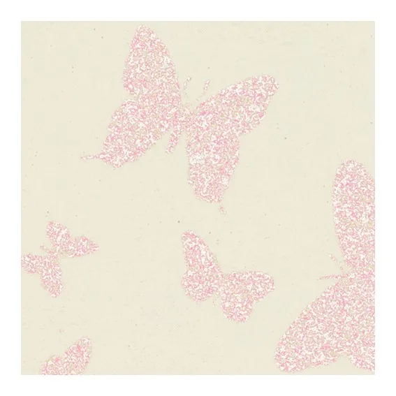 A stylish luxury wallpaper designed with glittering butterflies made in Japan to decorate the walls of SINCOL.