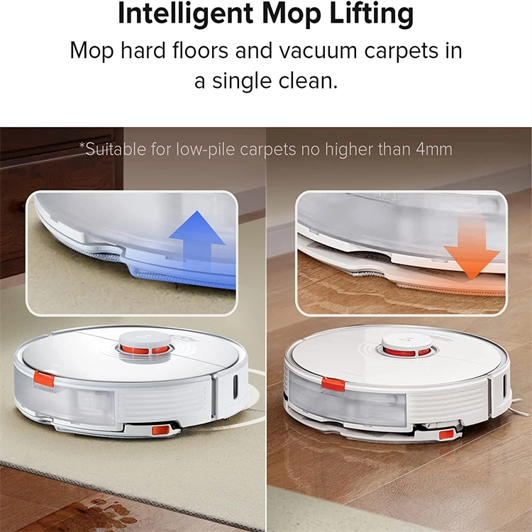 Hot Price RoborockS7 Low noise 2500pa xiaomi smart robot vacuum cleaner with App electric Commercial 4 in 1 Vacuum Cleaner Robot