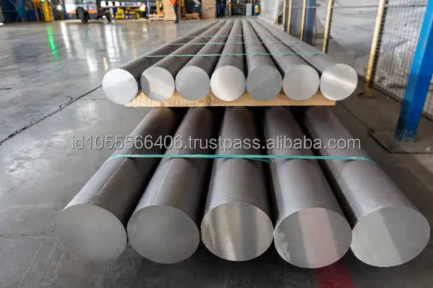 Secondary Aluminum Bar High quality billet and ingot alloy rod all round in stock from Indonesia