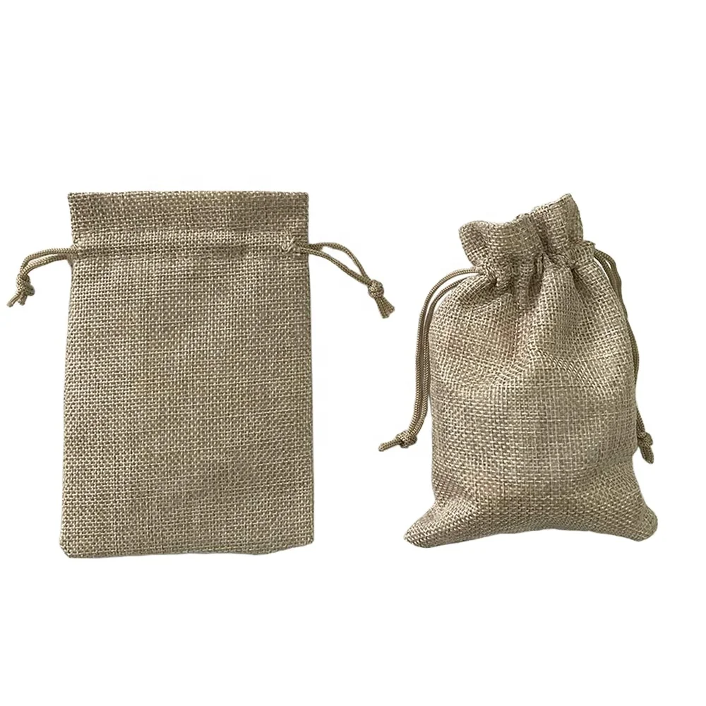 Jute Hessian Burlap Drawstring Sand Bag 100% Natural Eco & Weather Friendly Biodegradable from Bangladesh