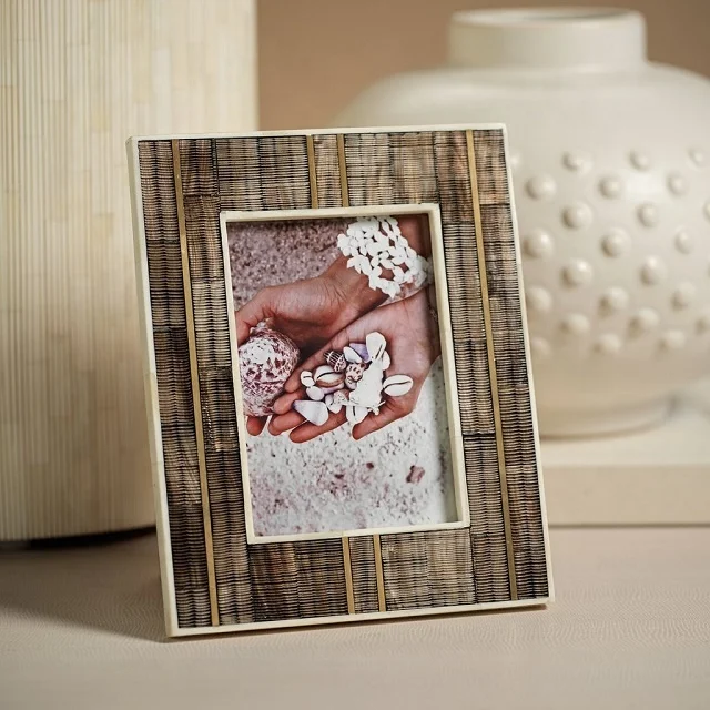 Домашний декор рога инкрустация фоторамка Подарочные товары для оптовой продажи экспорта