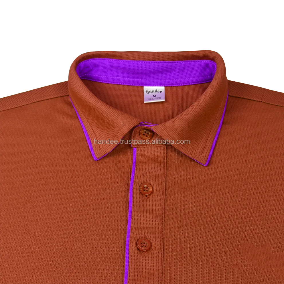 Custom Logo Polo Shirts Unisex 100% Cotton Long Sleeve OEM Services Available from Manufacturer in Vietnam for Business Children