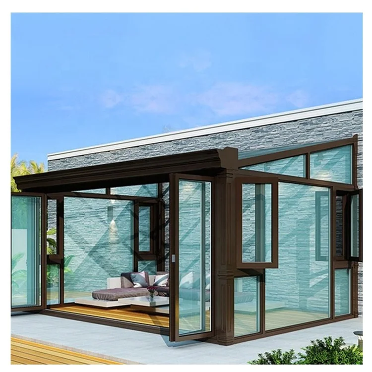 4 Season Sunroom Tempered Glass Lowes Aluminum Diy Conservatory For Sale Aluminum Sun Room