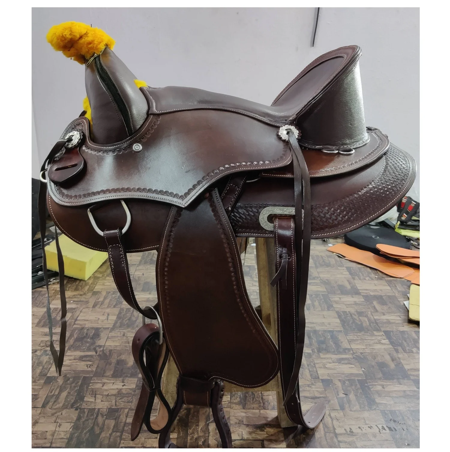 Leather Saddle Hand made Horse Saddle Western Saddle