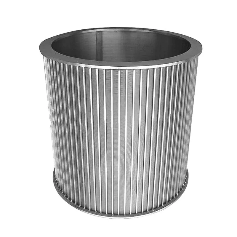 50 Micron Wedge Wire Tube Johnson Screen Slot Tube High Flow Rate Slotted Water Well Screen Pipe For Oil Water Separation Filter