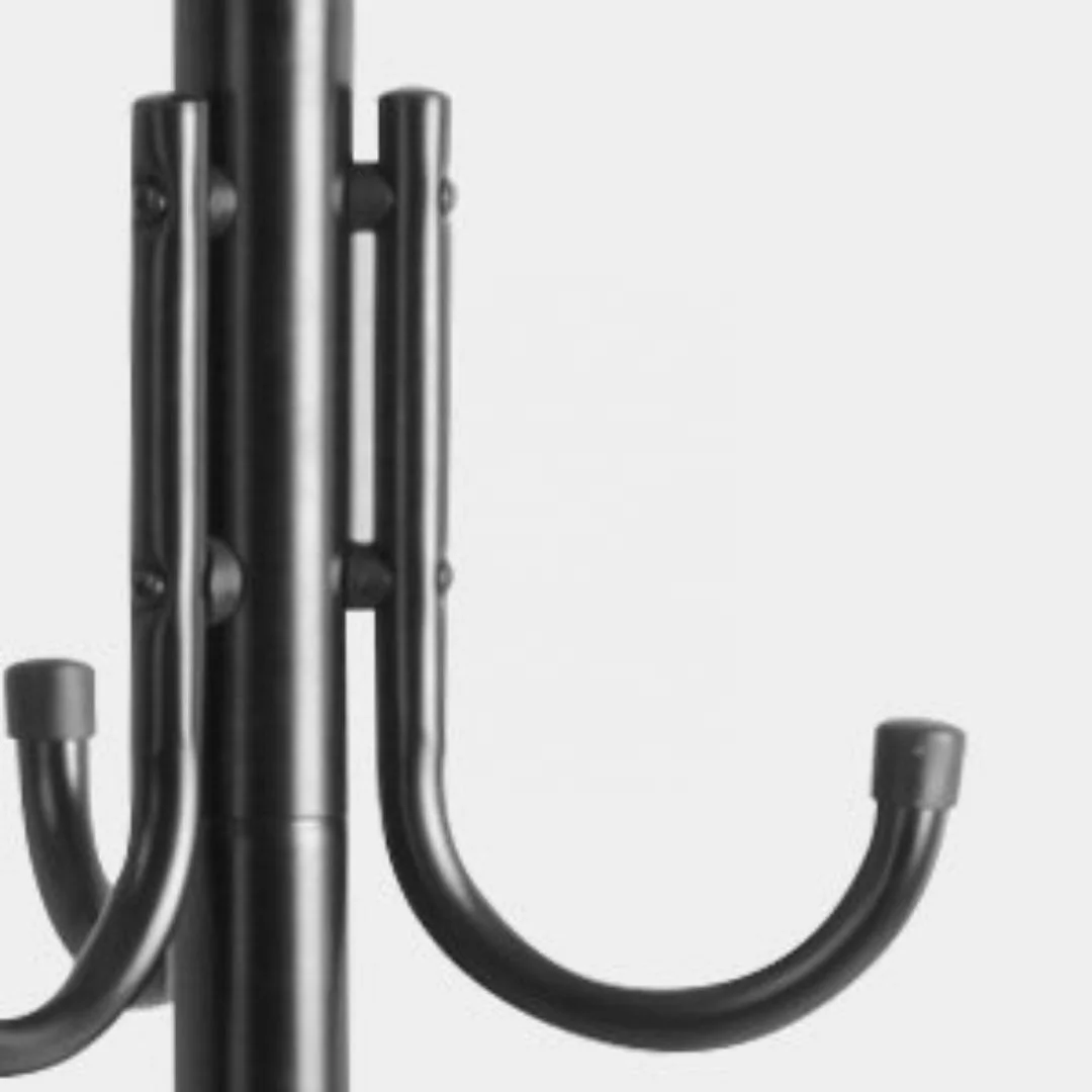 Standing Coat Rack Clothes Hat Hanger Holder Stand Metal 11 Hooks Hand Tool